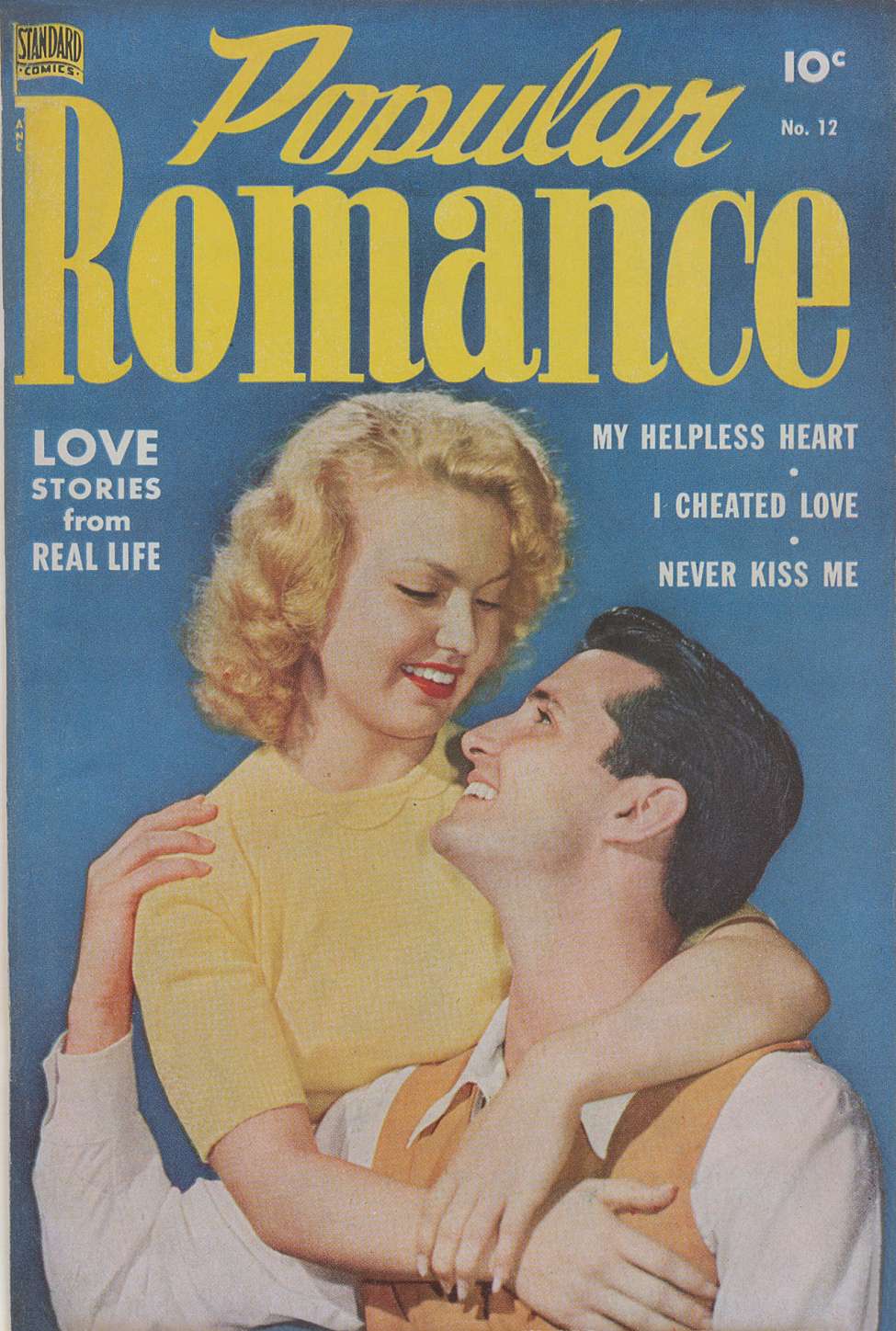 Comic Book Cover For Popular Romance 12