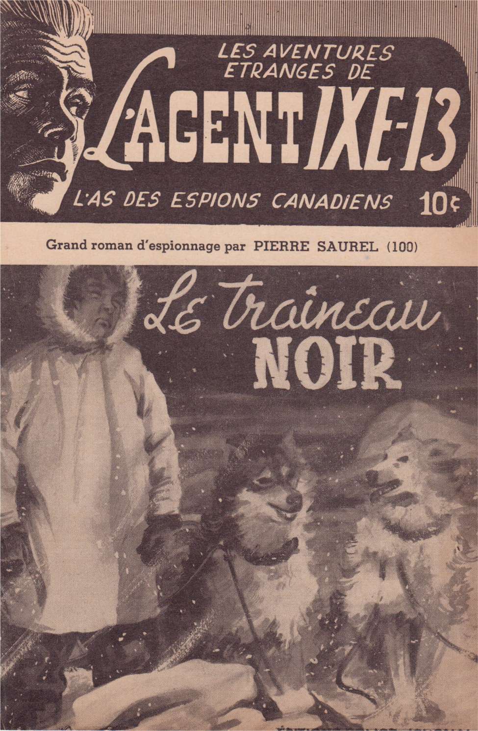 Book Cover For L'Agent IXE-13 v2 100 - Le traîneau noir