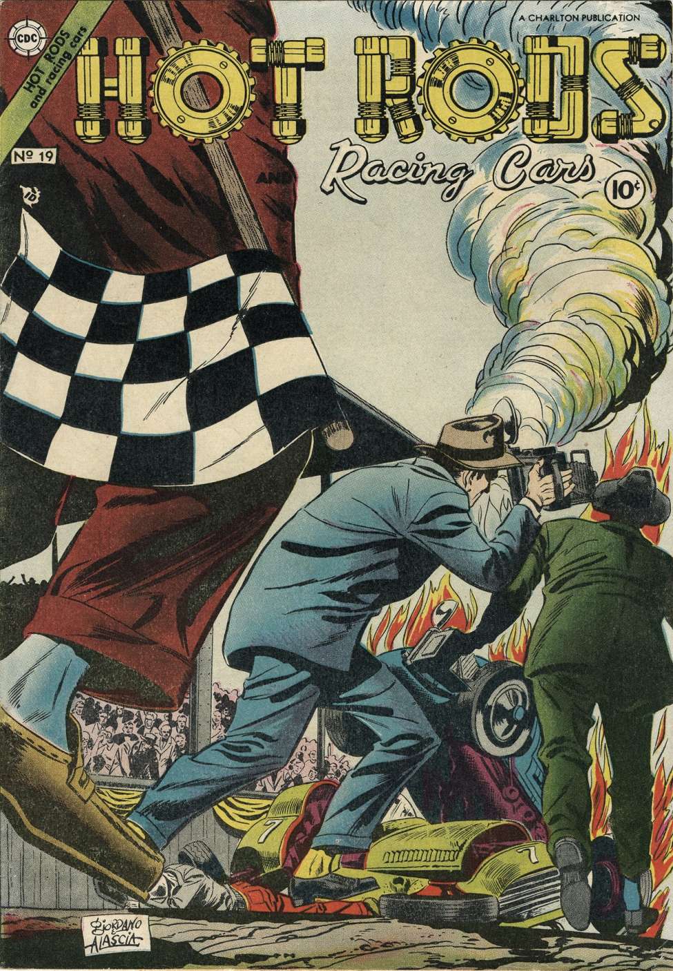 Comic Book Cover For Hot Rods and Racing Cars 19
