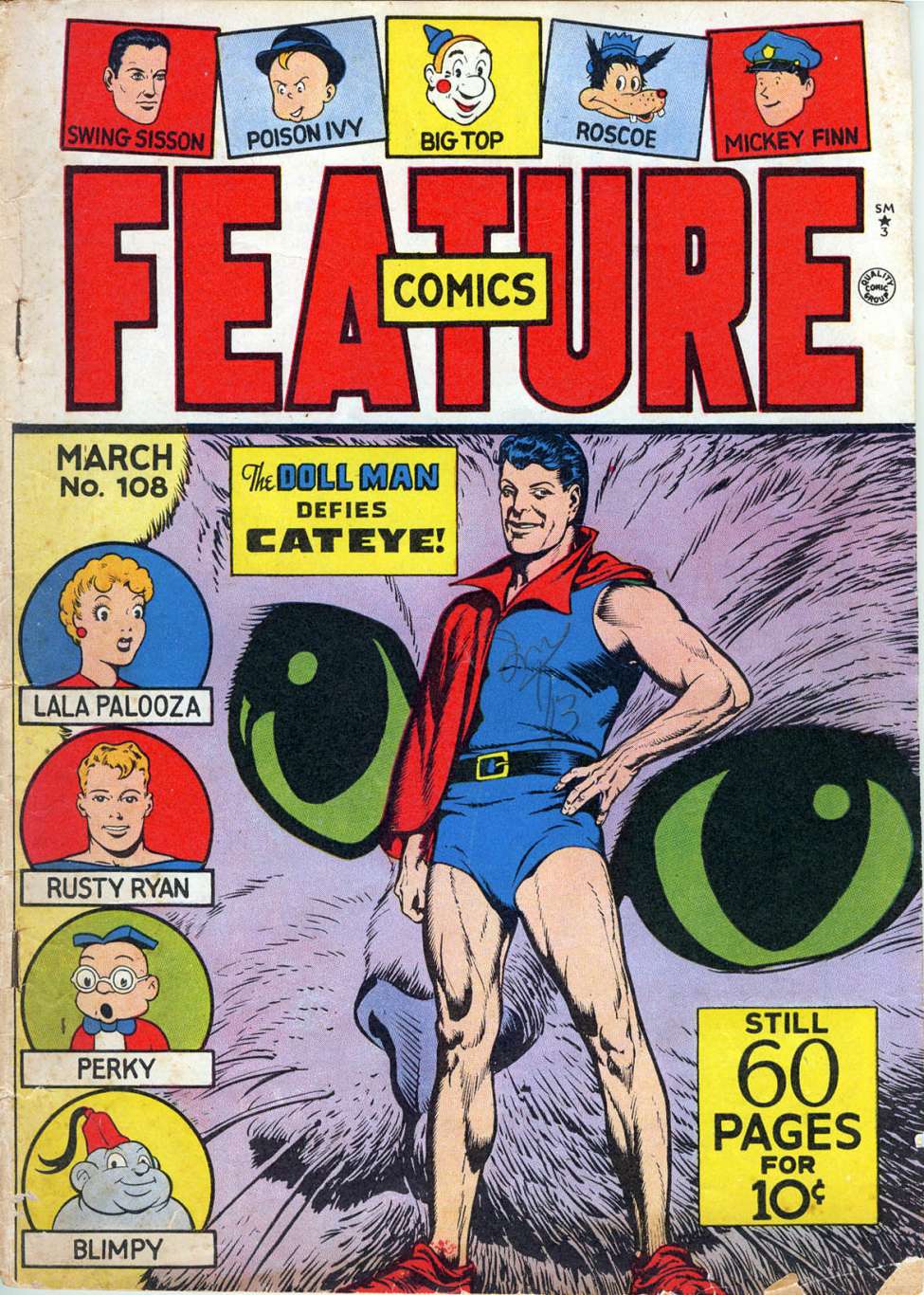 Book Cover For Feature Comics 108