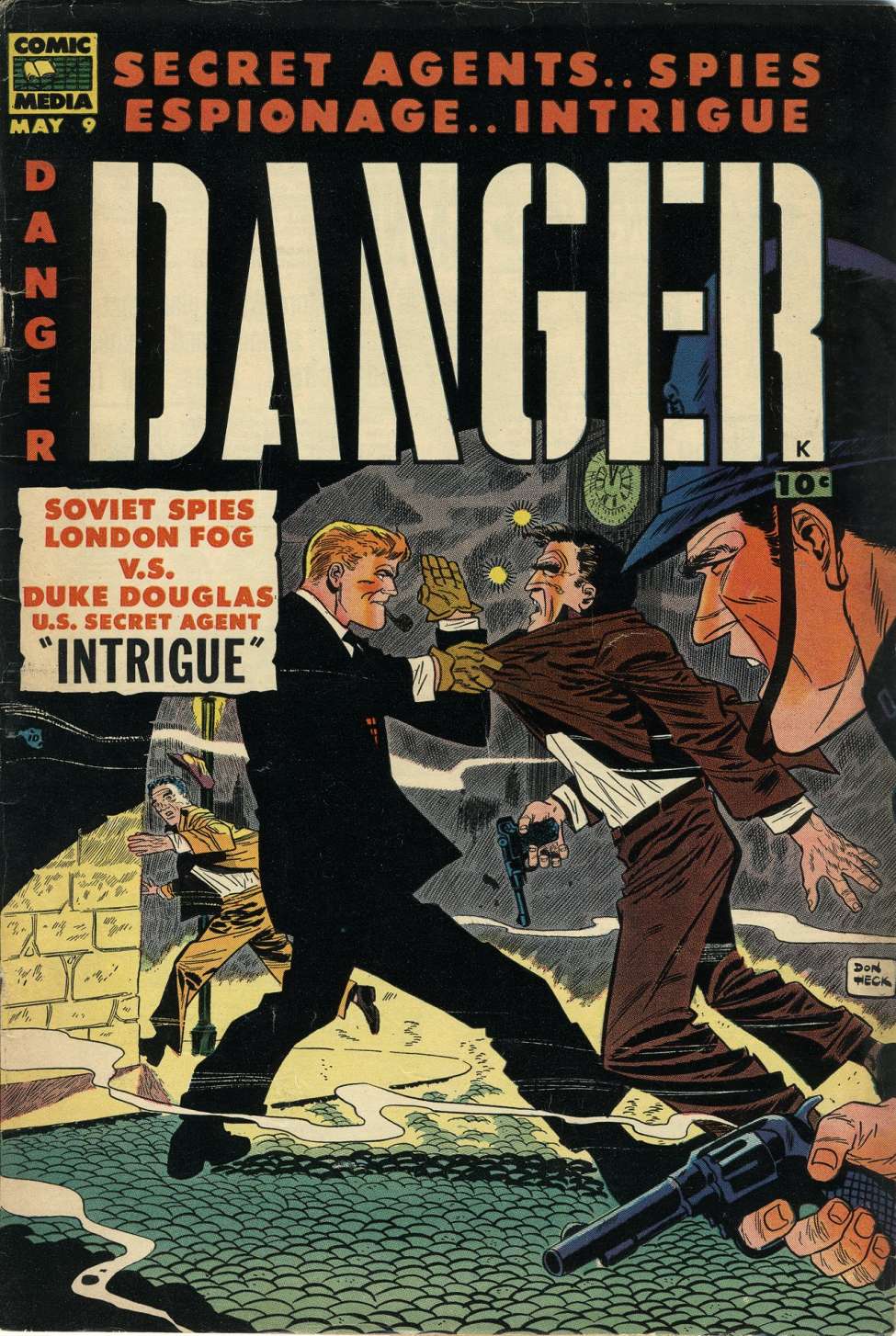 Comic Book Cover For Danger 9
