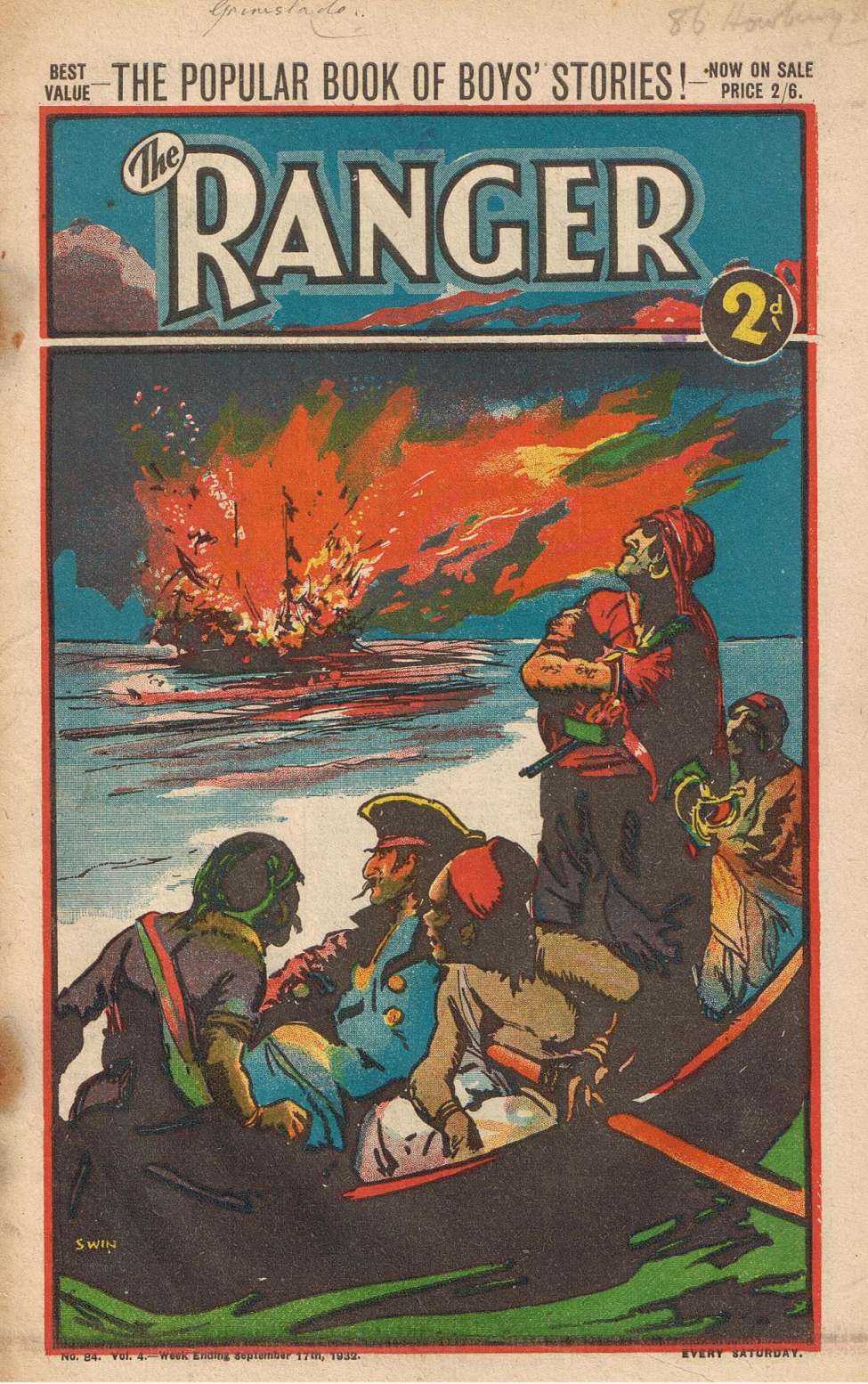 Comic Book Cover For Ranger 84