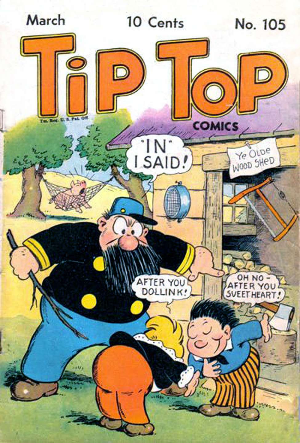 Comic Book Cover For Tip Top Comics 105