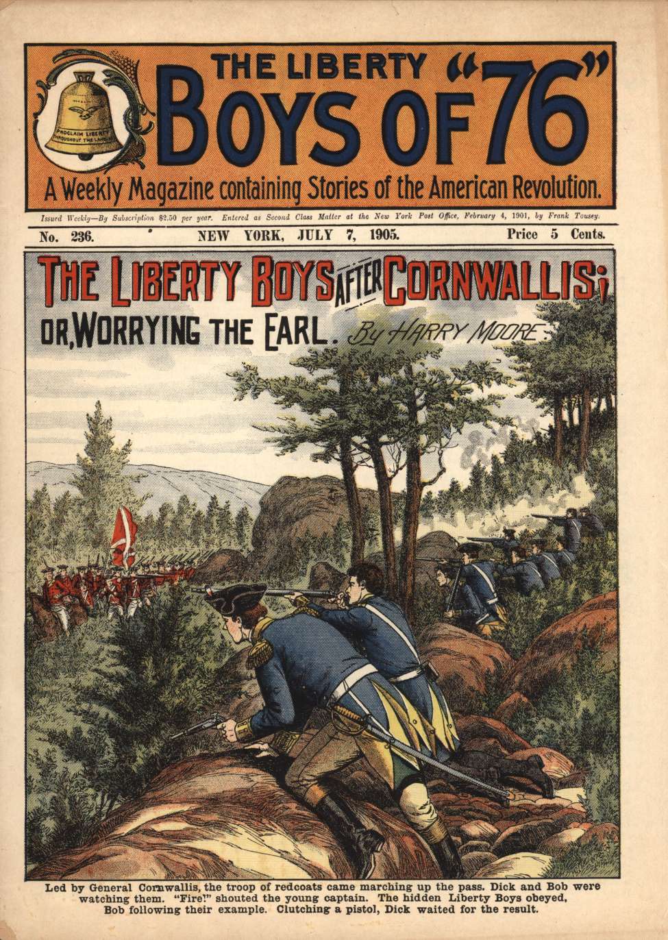 Book Cover For The Liberty Boys of 76 236 - The Liberty Boys after Cornwallis
