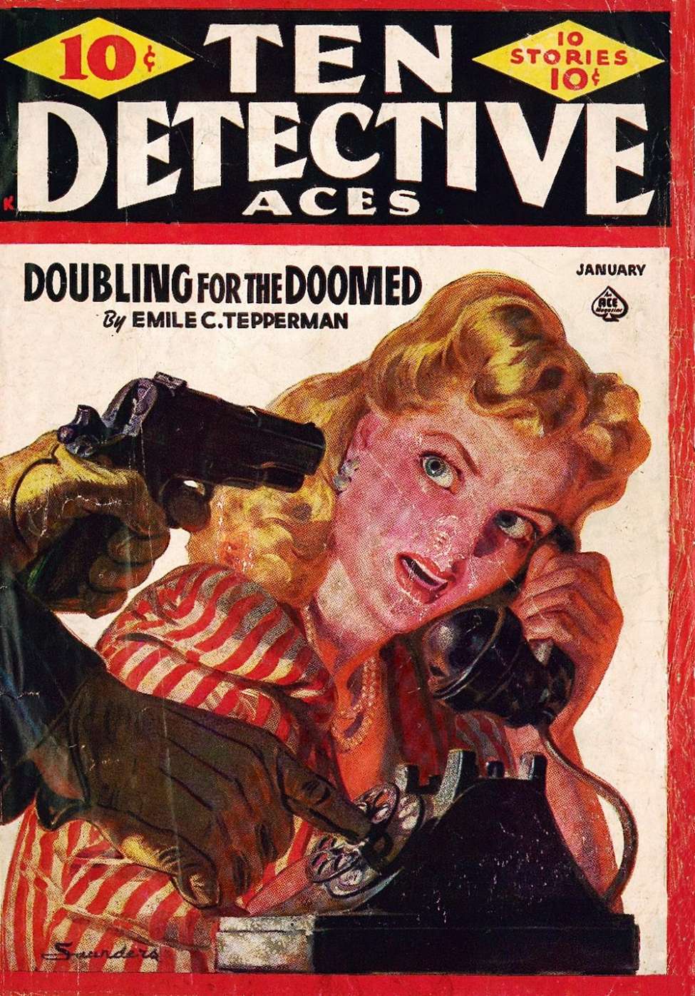 Comic Book Cover For Ten Detective Aces v46 3