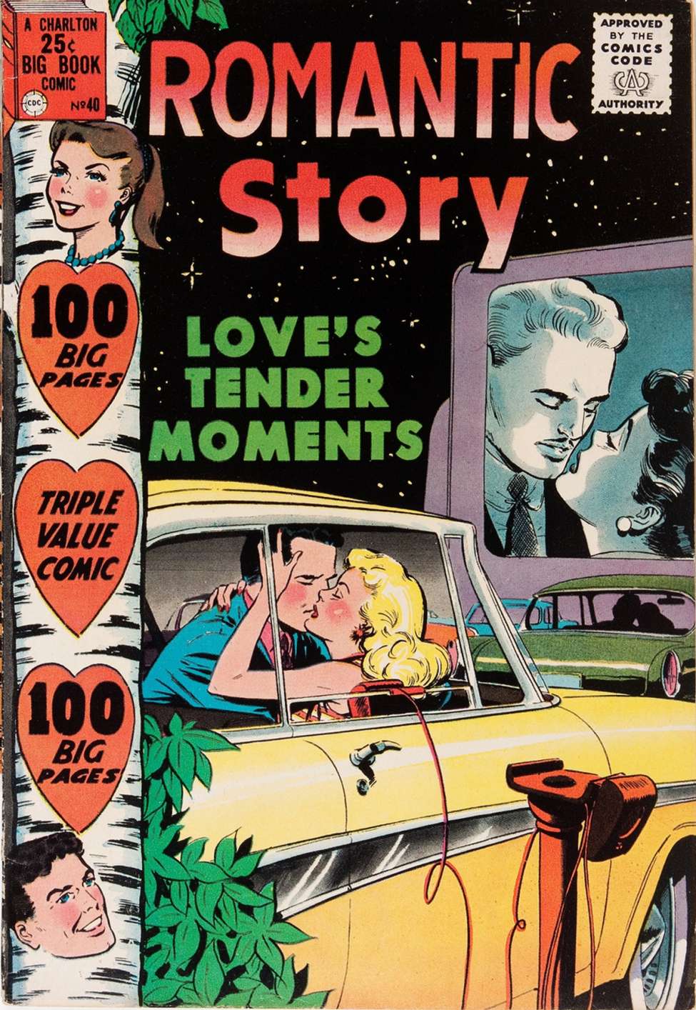 Comic Book Cover For Romantic Story 40