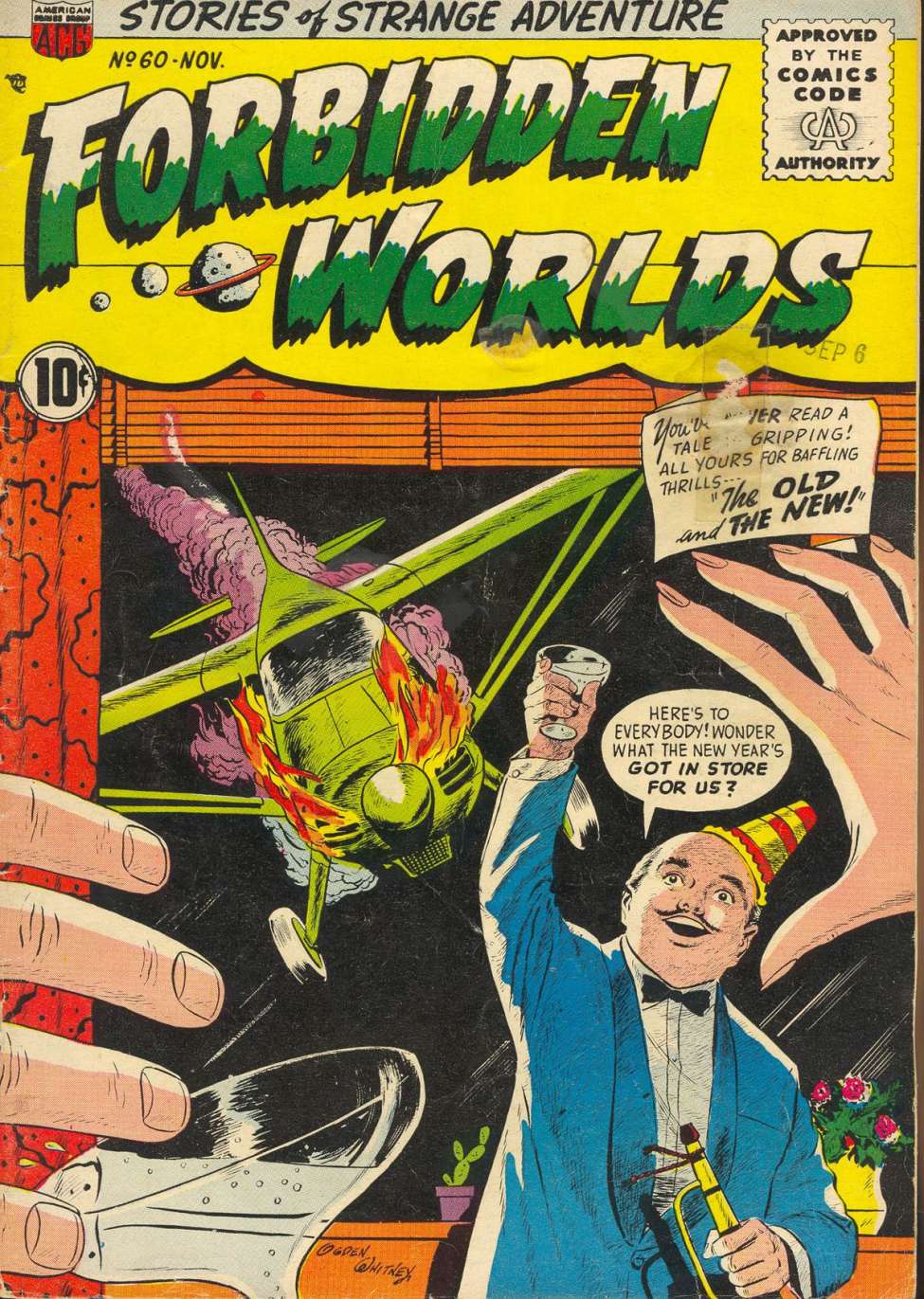 Comic Book Cover For Forbidden Worlds 60