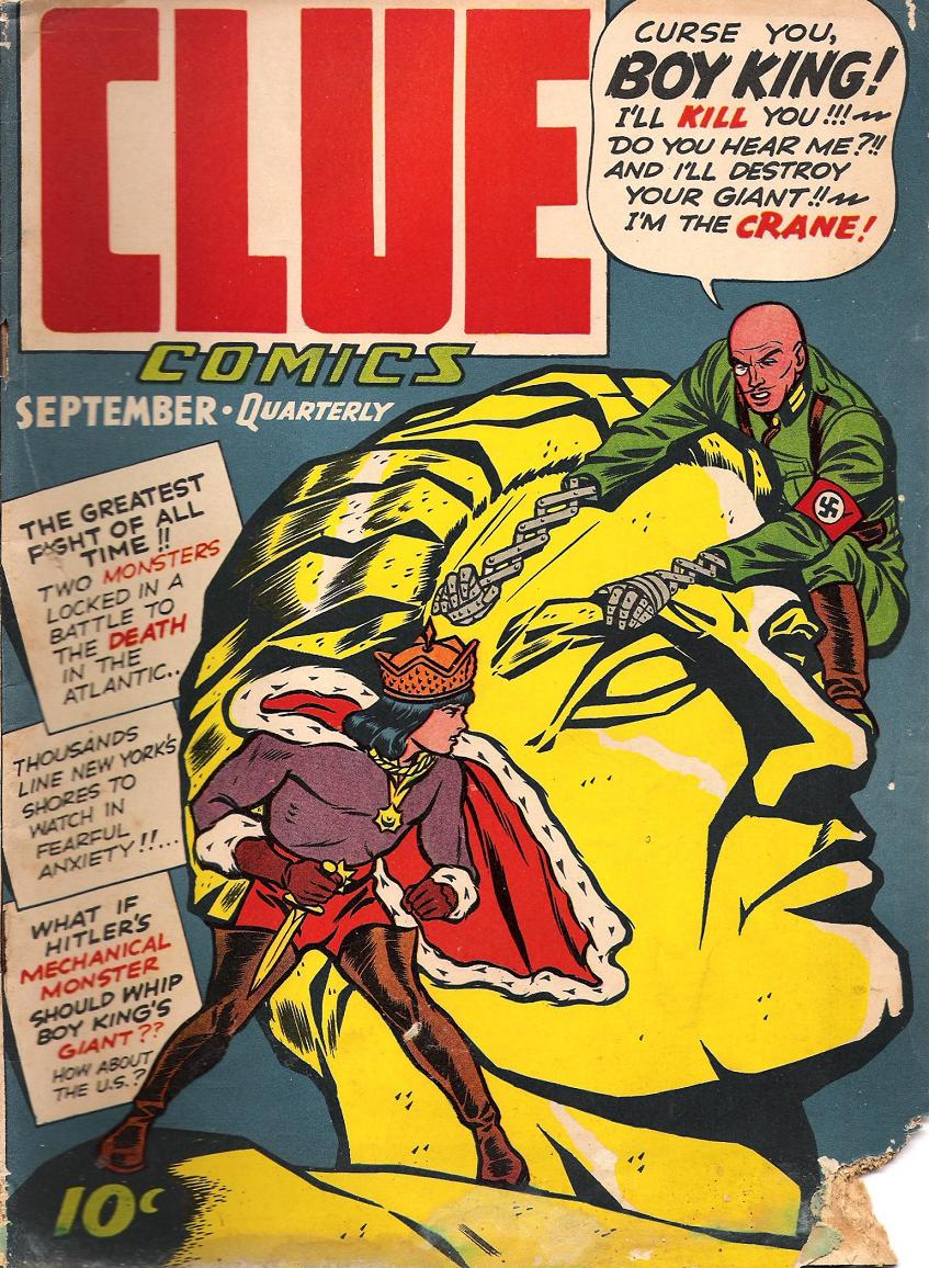 Comic Book Cover For Clue Comics 5