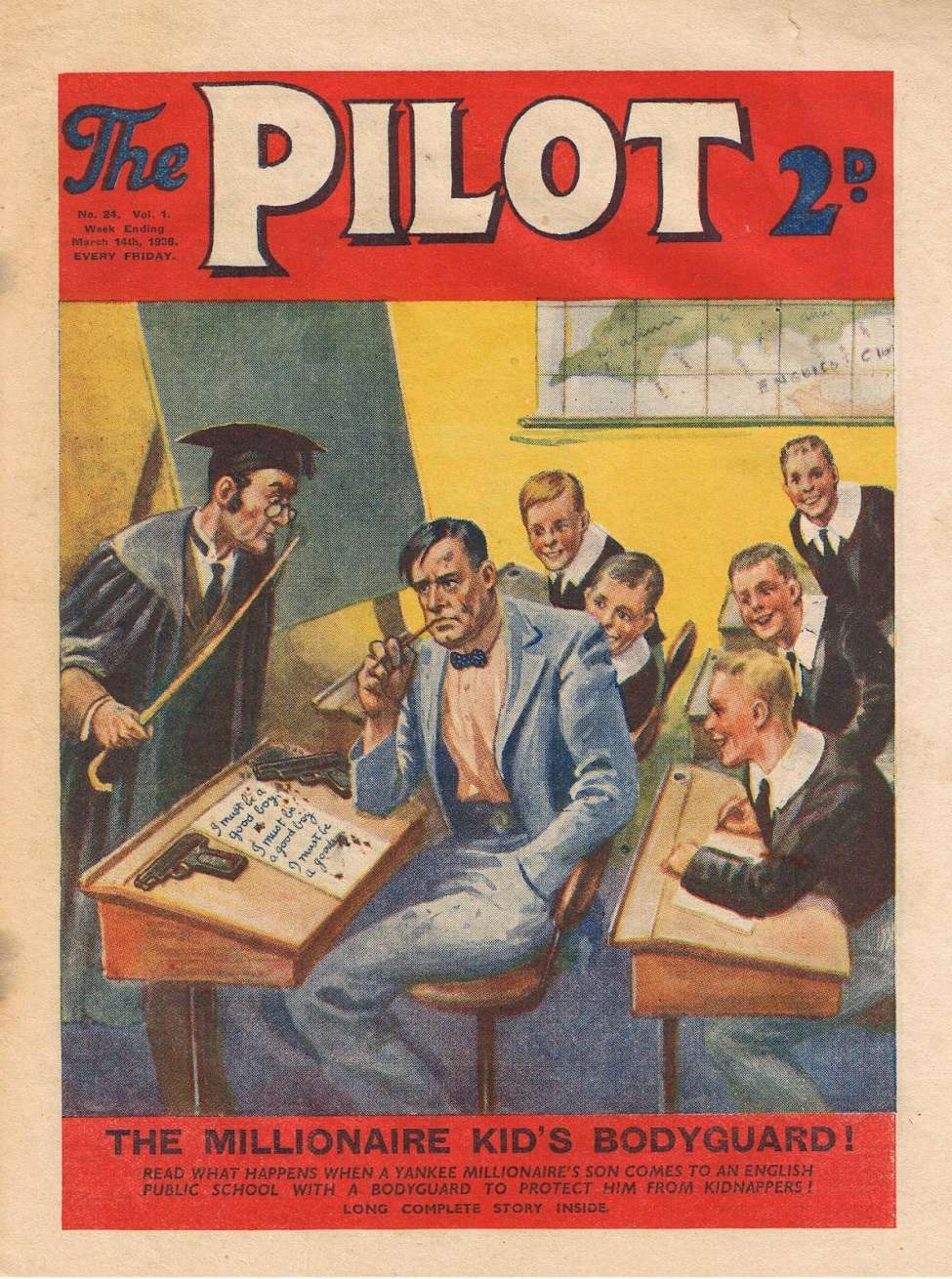 Comic Book Cover For The Pilot 24