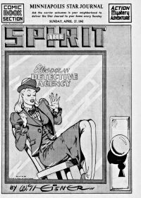 Large Thumbnail For The Spirit (1941-04-27) - Minneapolis Star Journal (b/w)