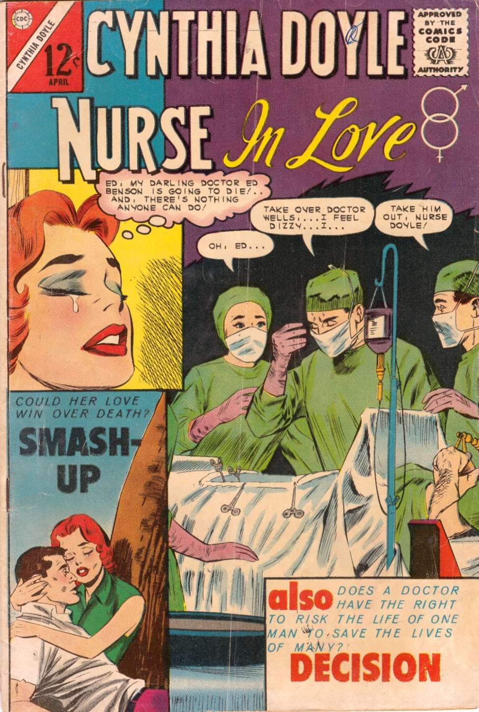 Comic Book Cover For Cynthia Doyle, Nurse in Love 69