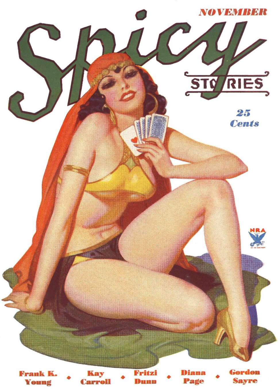 Comic Book Cover For Spicy Stories v4 11