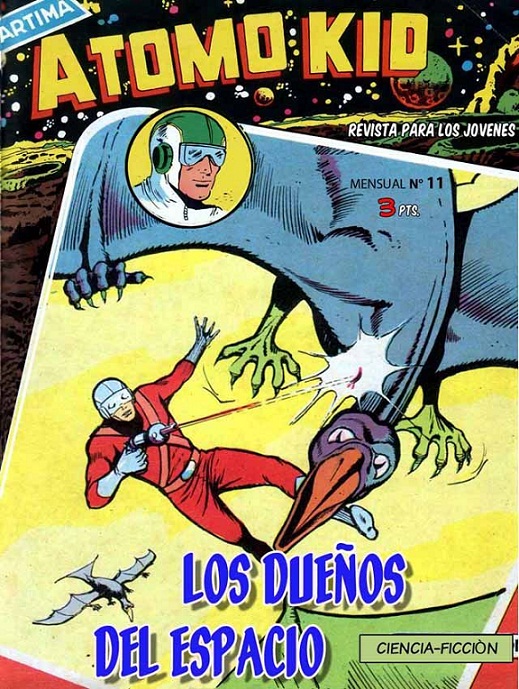 Book Cover For Atomo Kid 11 Los dueños del espacio