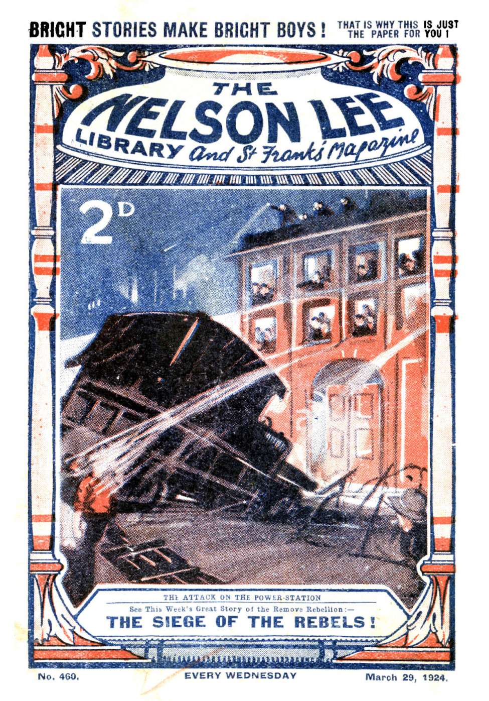 Comic Book Cover For Nelson Lee Library s1 460 - The Siege of the Rebels