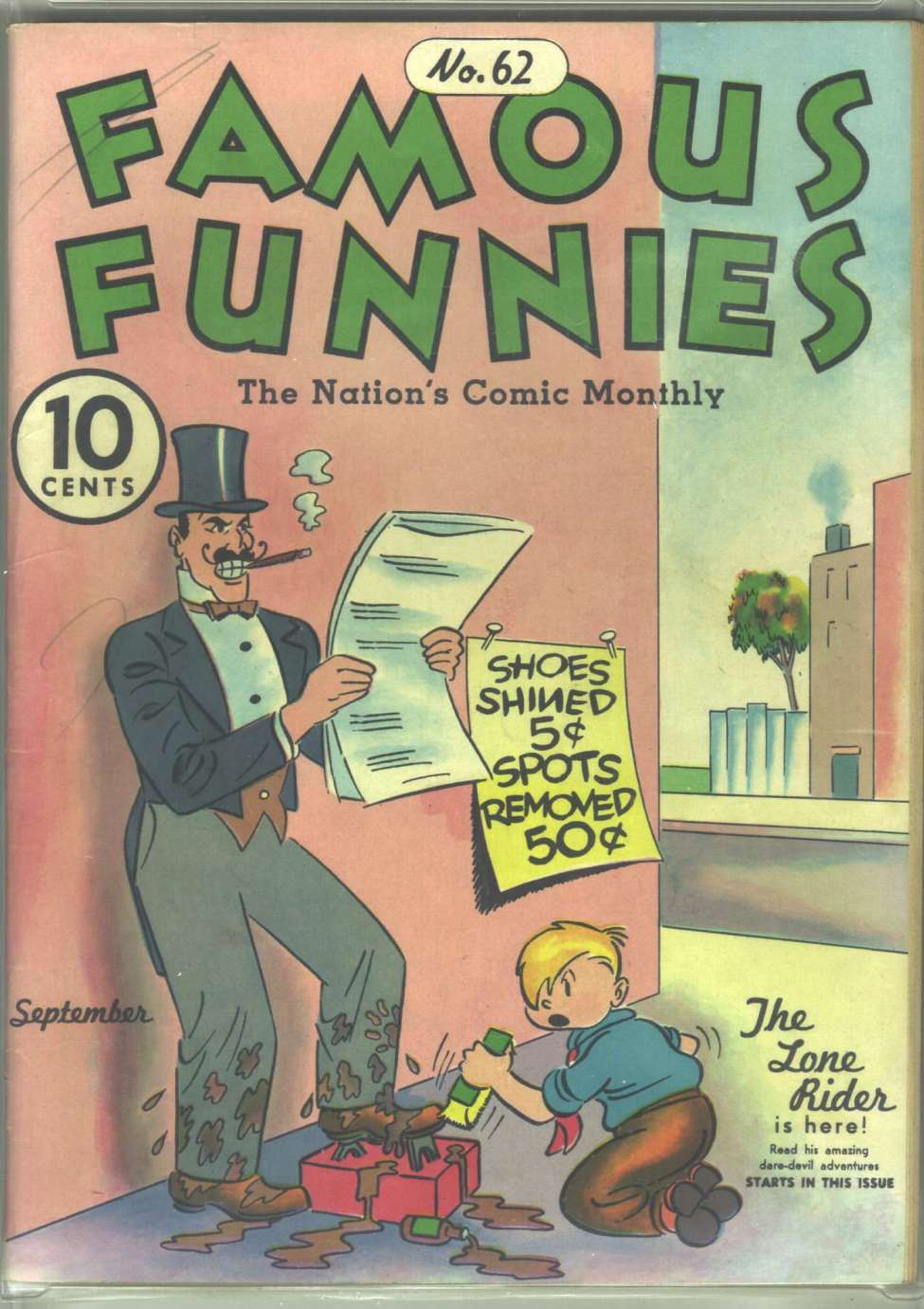 Comic Book Cover For Famous Funnies 62