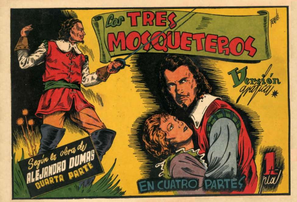 Book Cover For Aventuras Célebres - Los Tres Mosqueteros Part 4