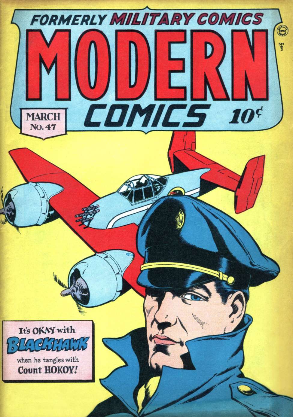 Comic Book Cover For Modern Comics 47
