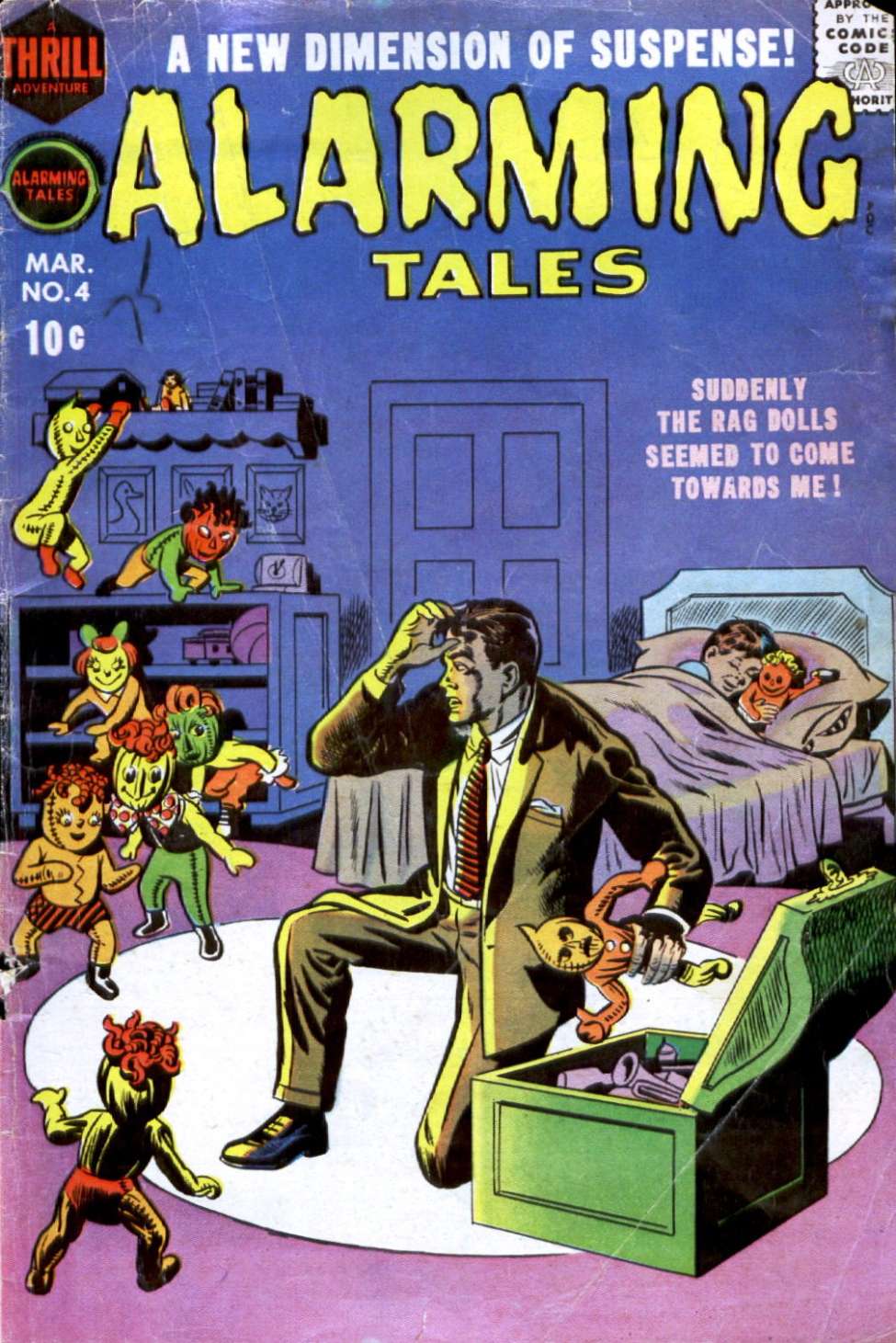 Comic Book Cover For Alarming Tales 4