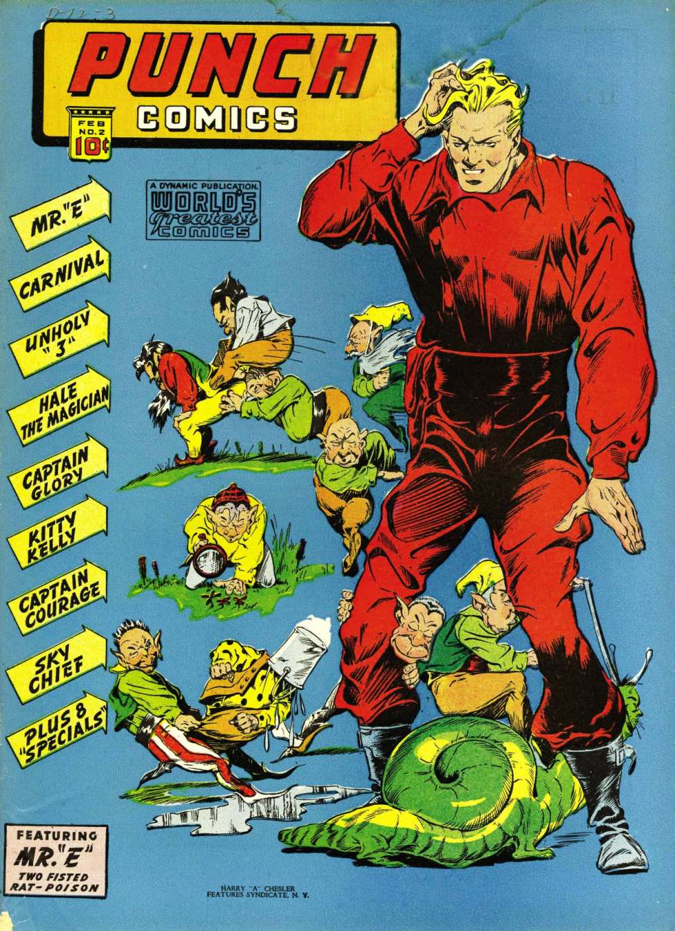 Comic Book Cover For Punch Comics 2