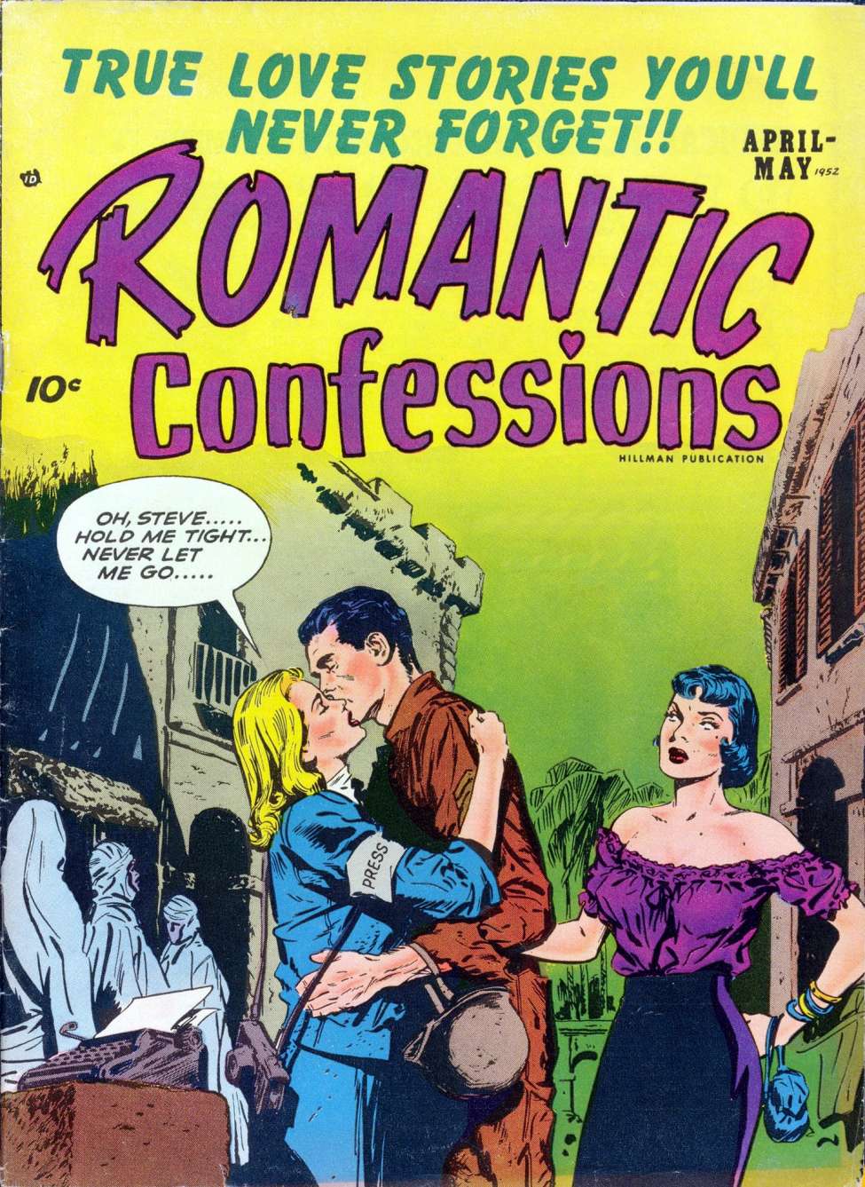 Comic Book Cover For Romantic Confessions v2 7