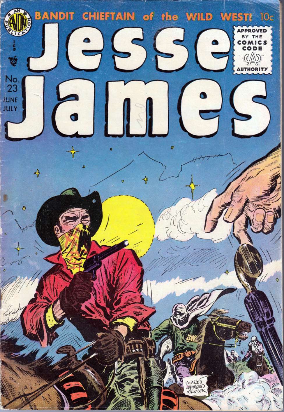 Comic Book Cover For Jesse James 23 - Version 2
