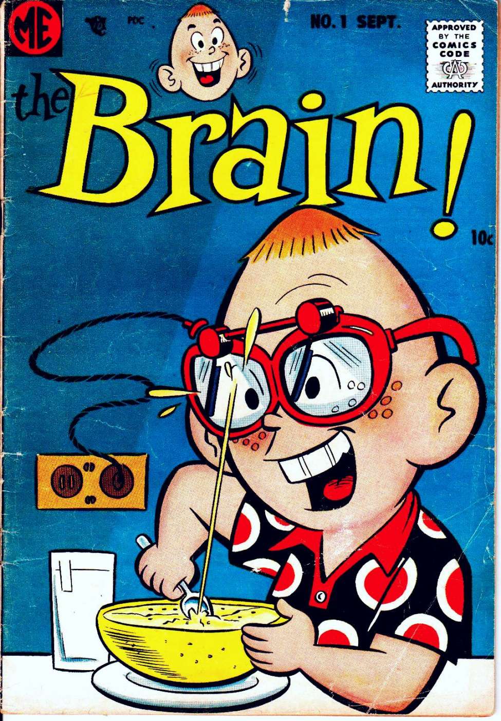 Comic Book Cover For The Brain 1
