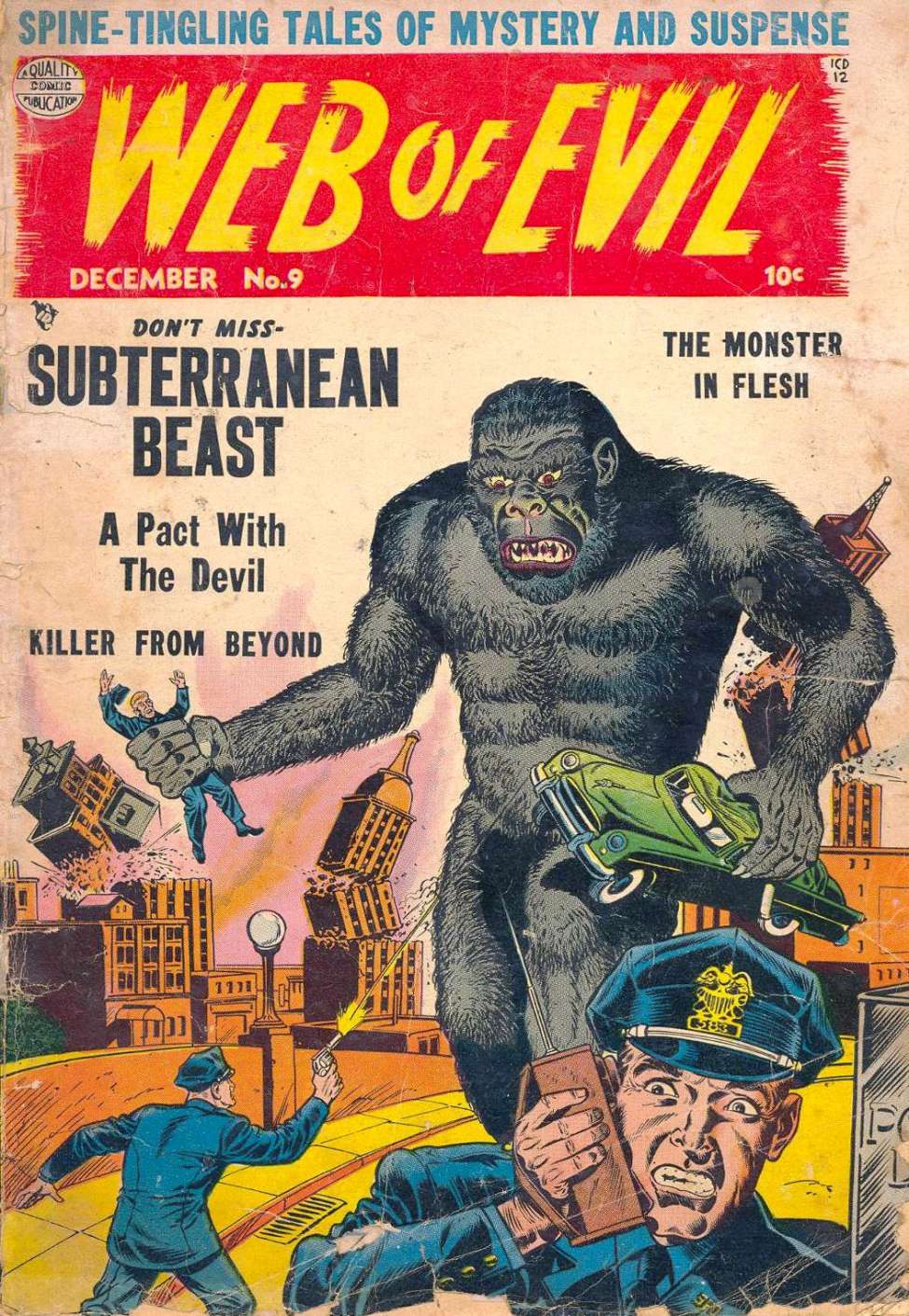 Comic Book Cover For Web of Evil 9