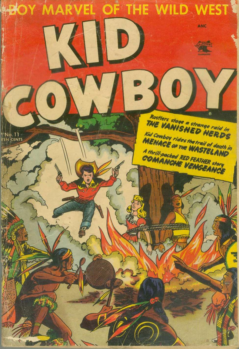 Comic Book Cover For Kid Cowboy 11