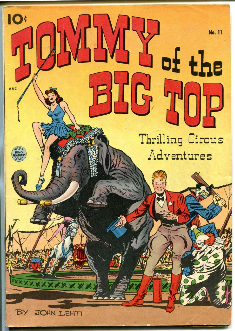 Book Cover For Tommy of the Big Top 11