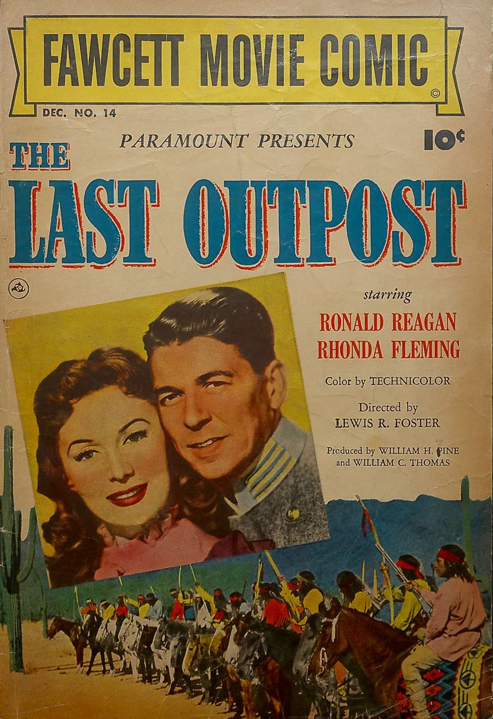 Comic Book Cover For Fawcett Movie Comic 14 - The Last Outpost - Version 2