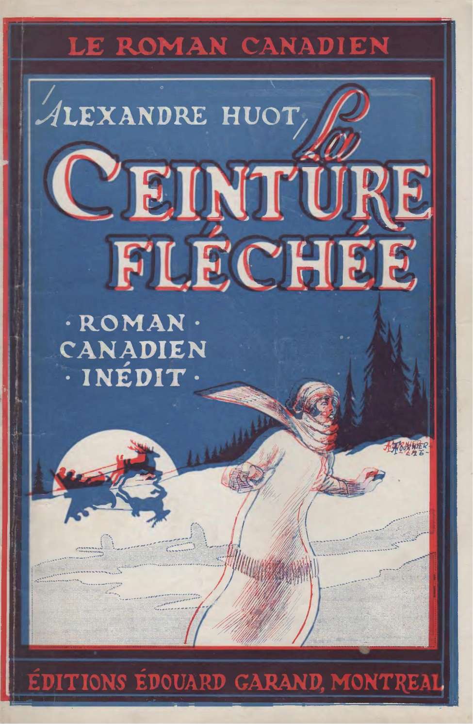 Book Cover For Le Roman Canadien 28 - La ceinture fléchée