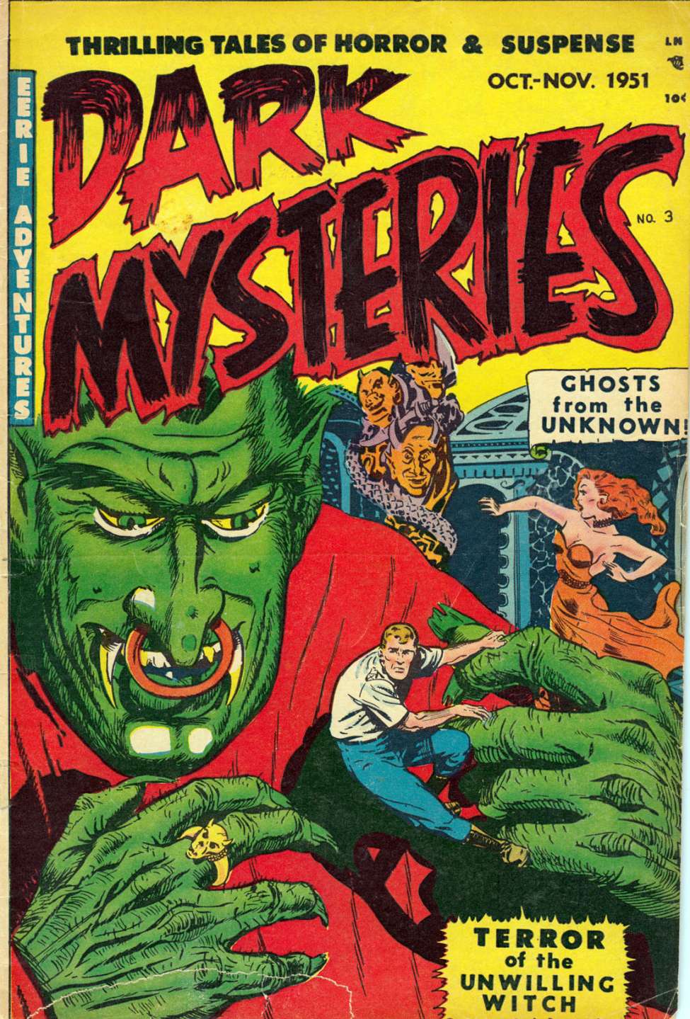 Comic Book Cover For Dark Mysteries 3