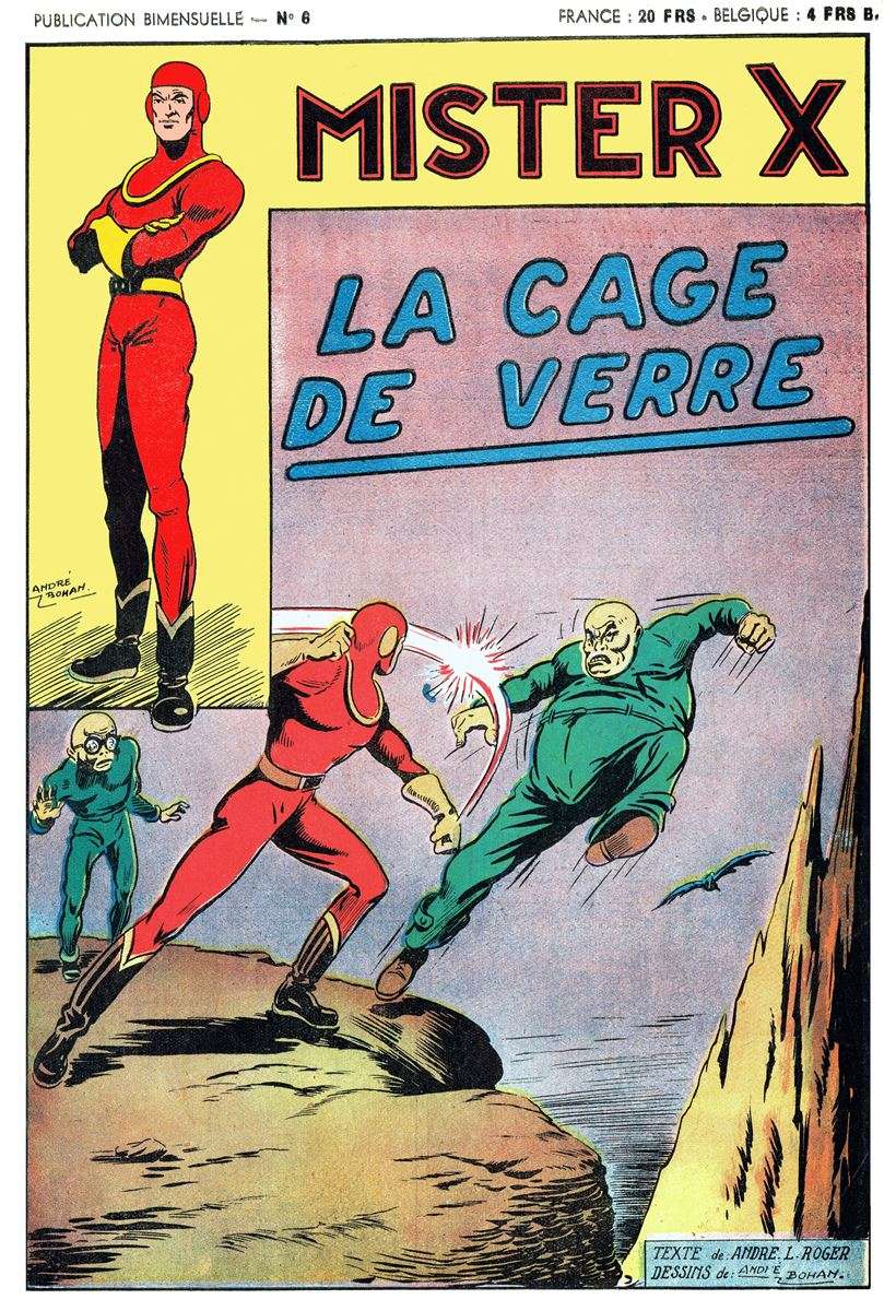 Book Cover For Mister X 6 - La Cage de Verre