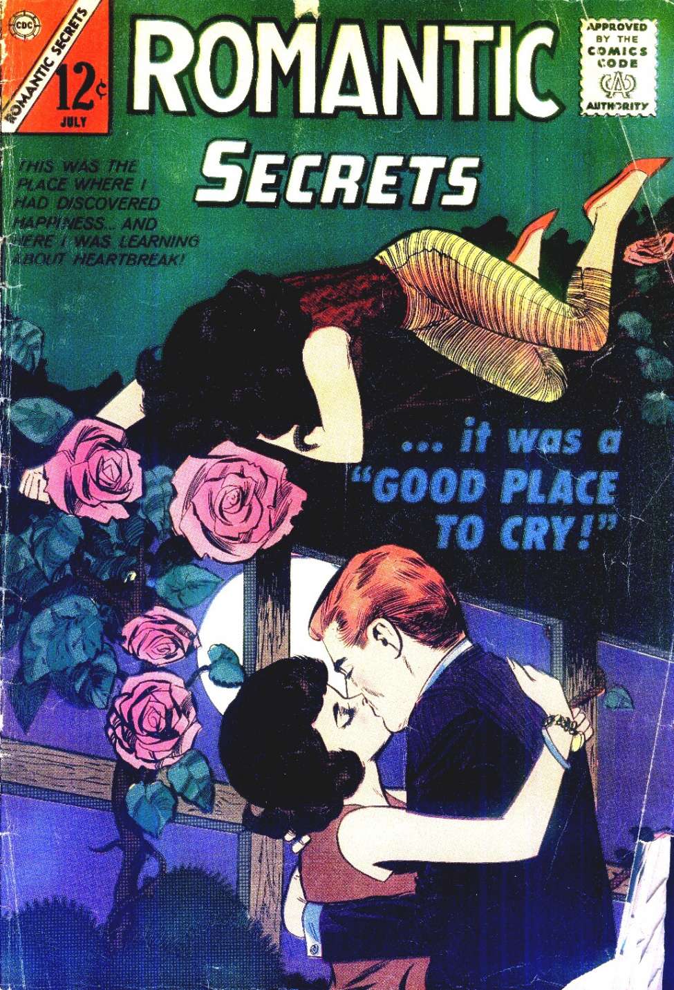 Comic Book Cover For Romantic Secrets 45