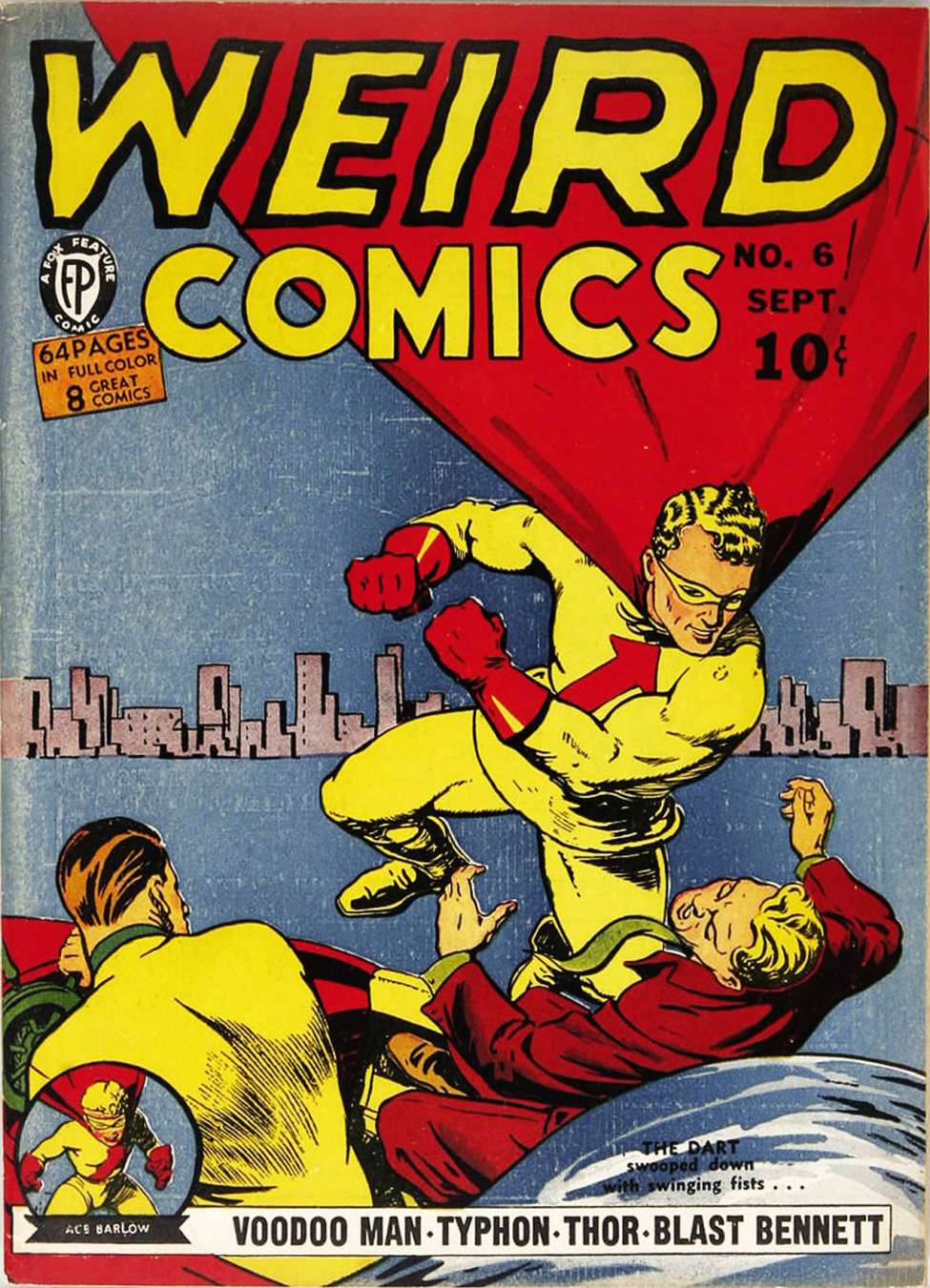 Comic Book Cover For Weird Comics 6 - Version 2