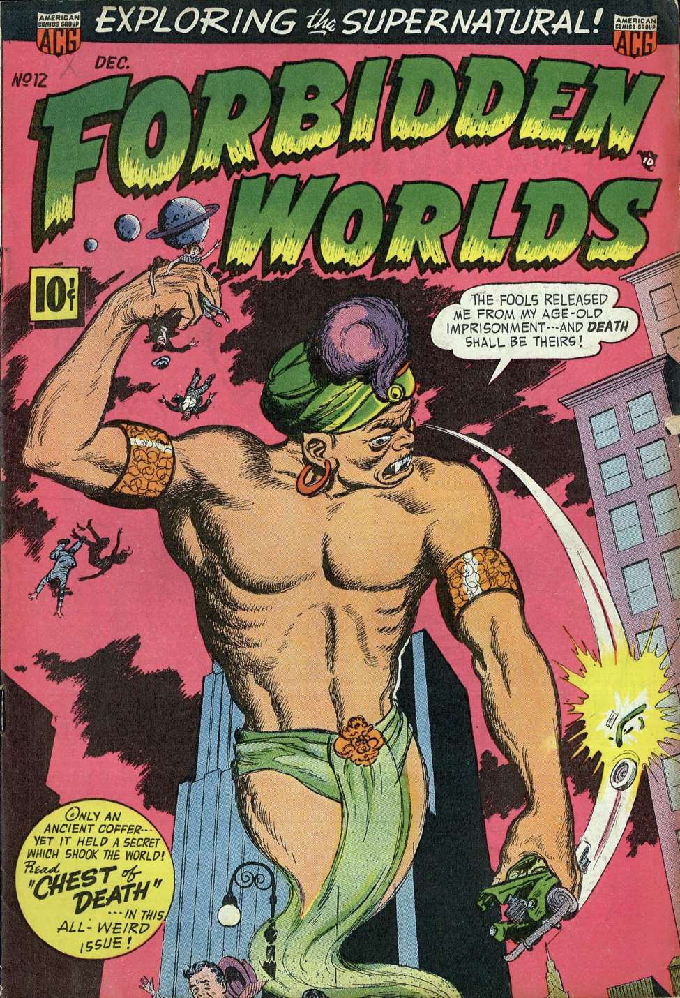 Comic Book Cover For Forbidden Worlds 12