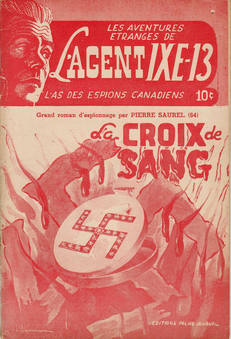 Comic Book Cover For L'Agent IXE-13 v2 64 - La croix de sang