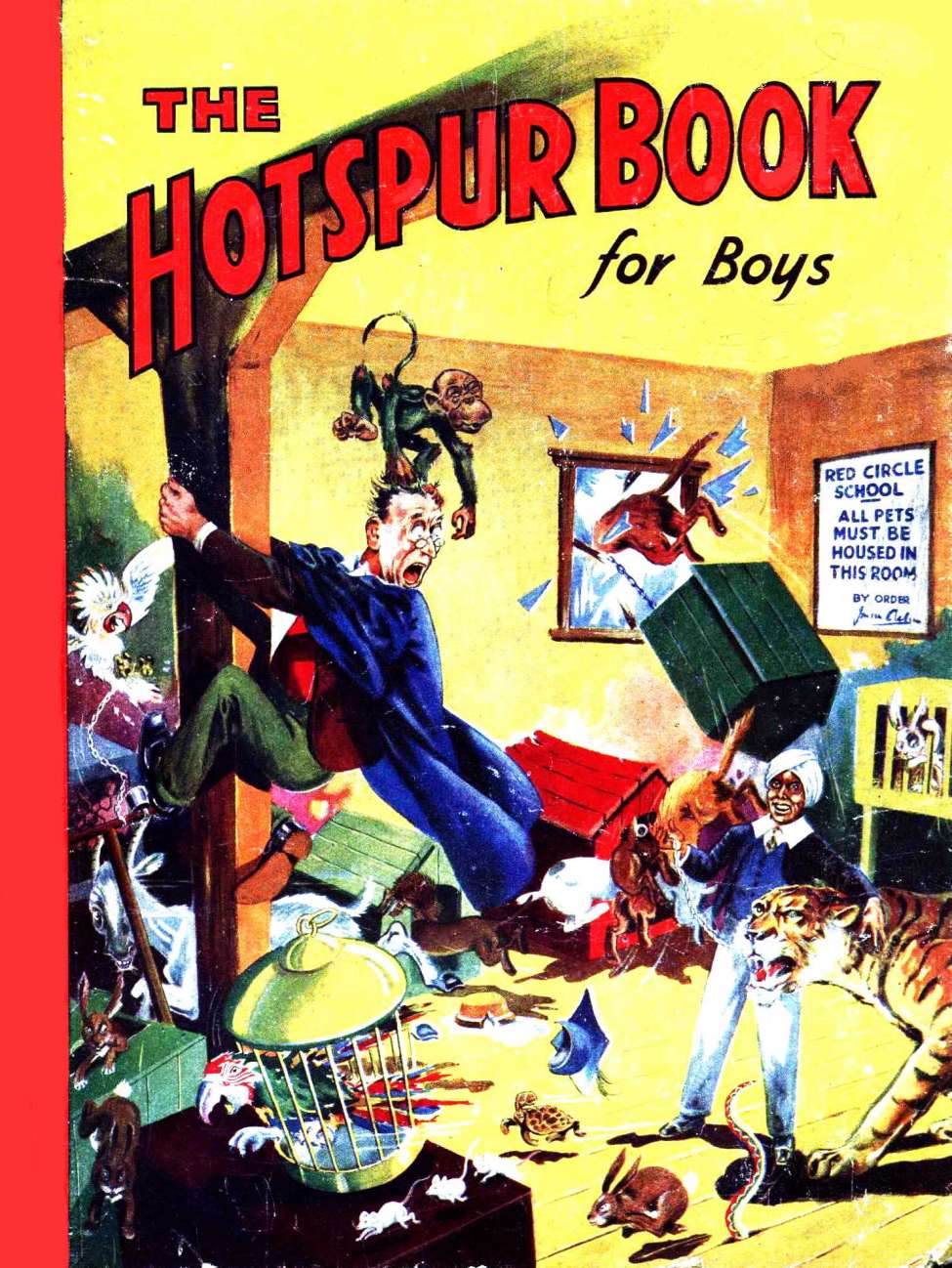 Book Cover For The Hotspur Book for Boys 1941