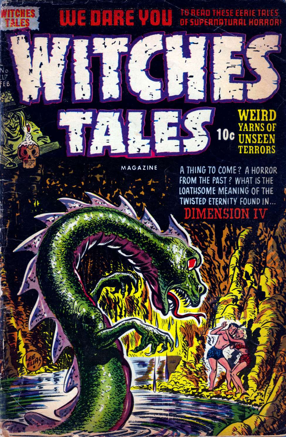 Comic Book Cover For Witches Tales 17