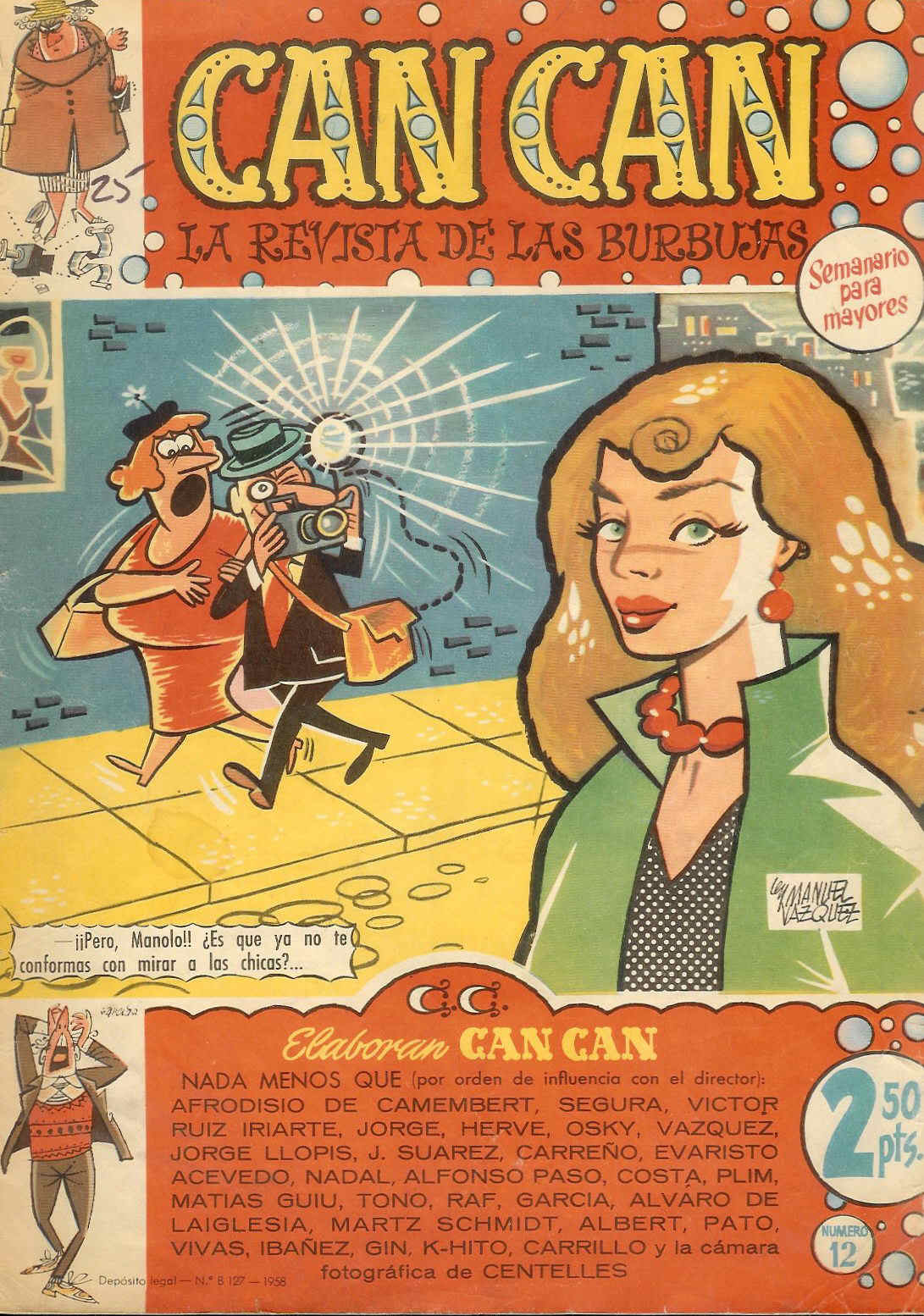 Comic Book Cover For Can Can 12