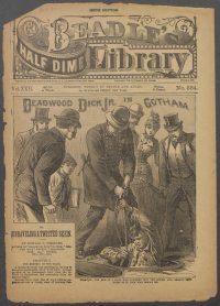 Large Thumbnail For Beadle's Half Dime Library 554 - Deadwood Dick Jr. in Gotham
