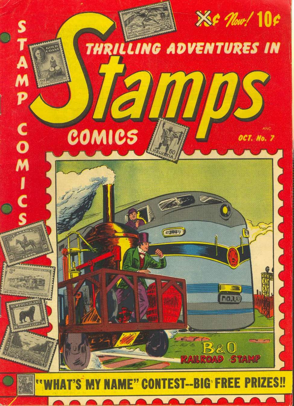 Comic Book Cover For Stamps Comics 7