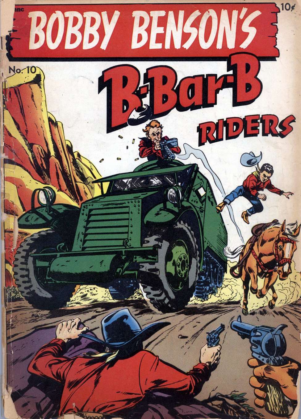 Comic Book Cover For Bobby Benson's B-Bar-B Riders 10