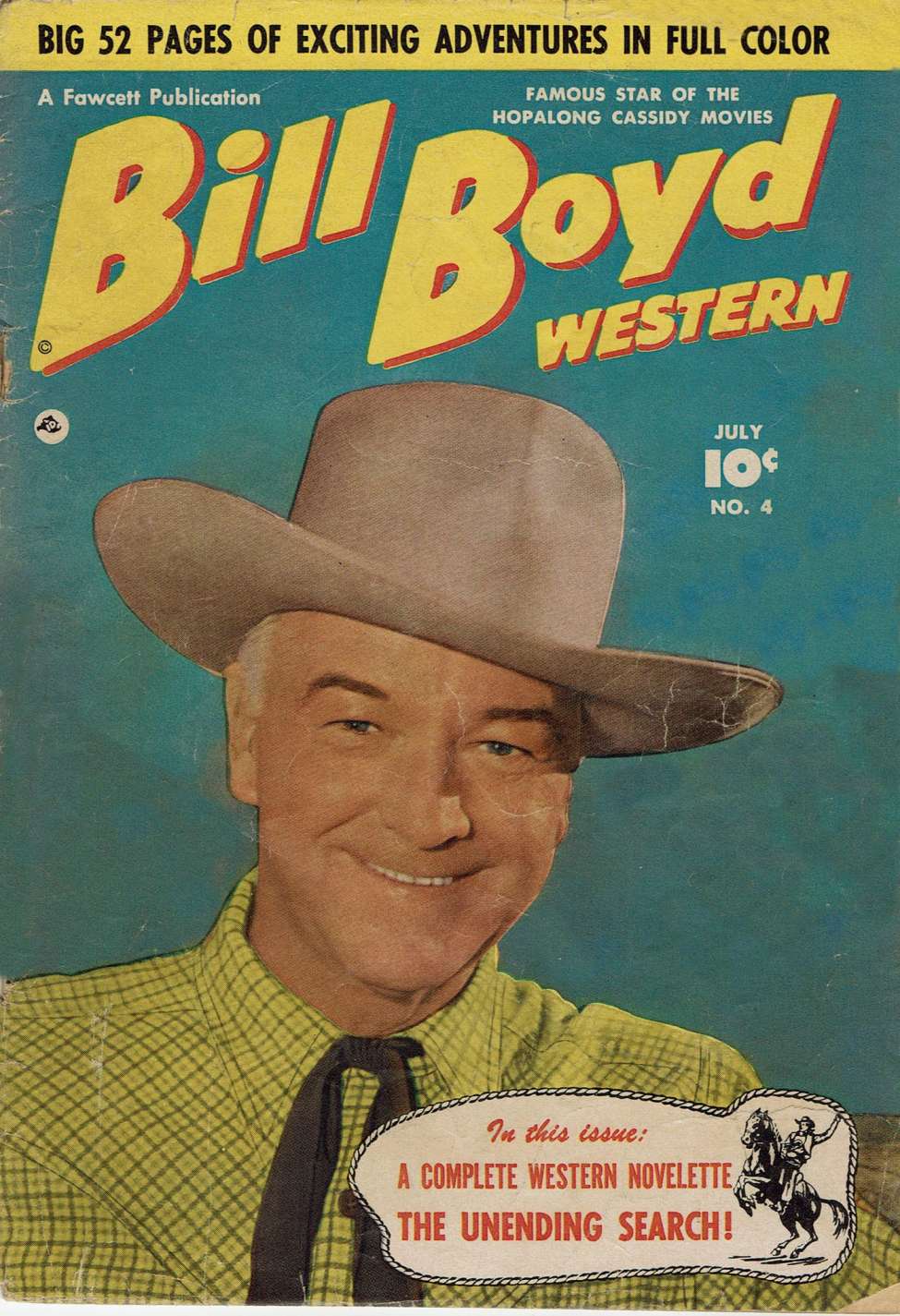 Comic Book Cover For Bill Boyd Western 4