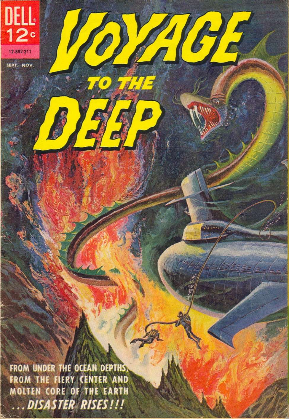 Comic Book Cover For Voyage to the Deep 1