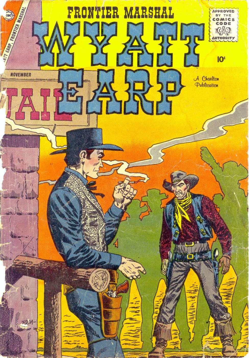 Comic Book Cover For Wyatt Earp Frontier Marshal 22