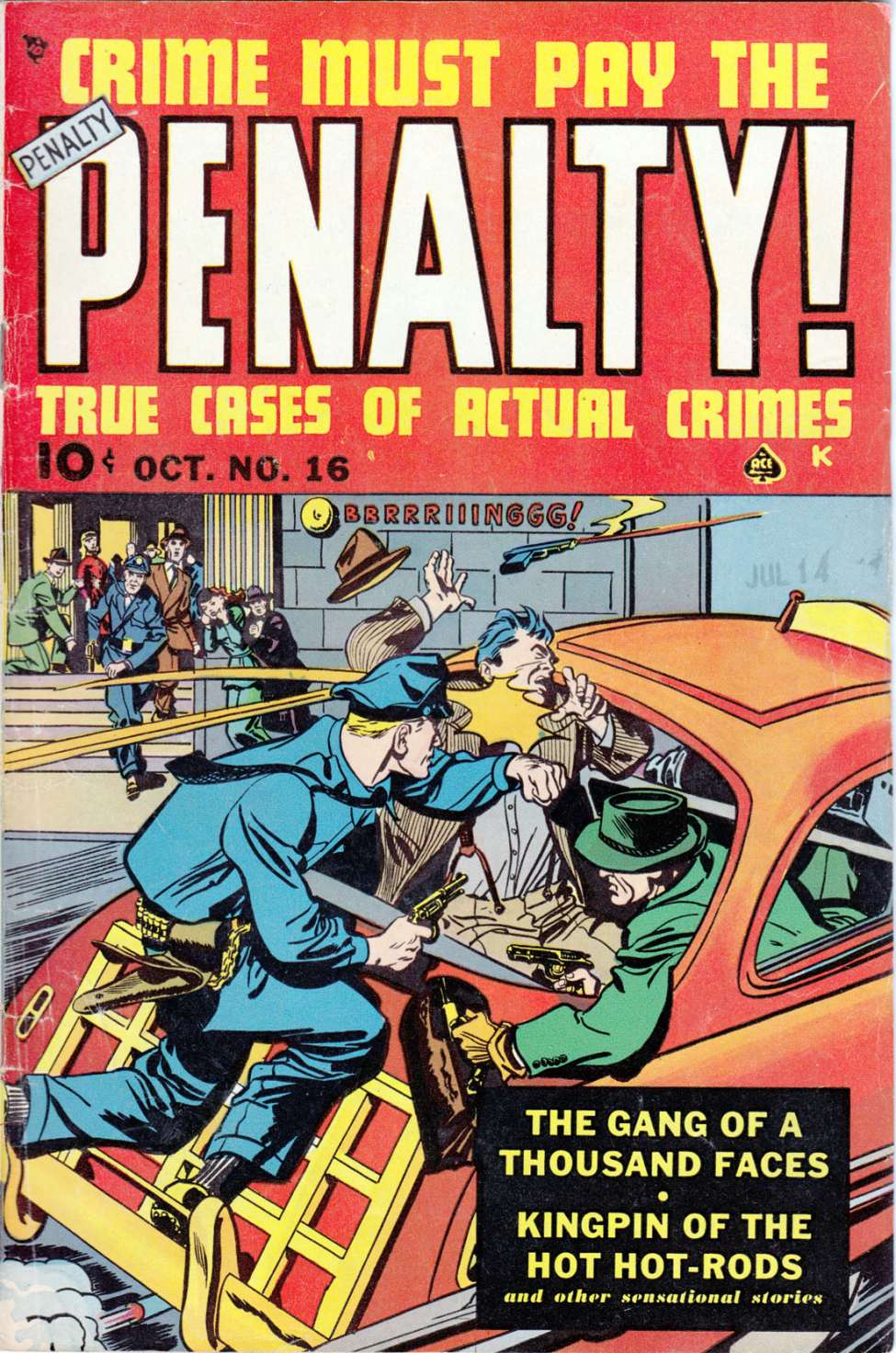 Comic Book Cover For Crime Must Pay the Penalty 16