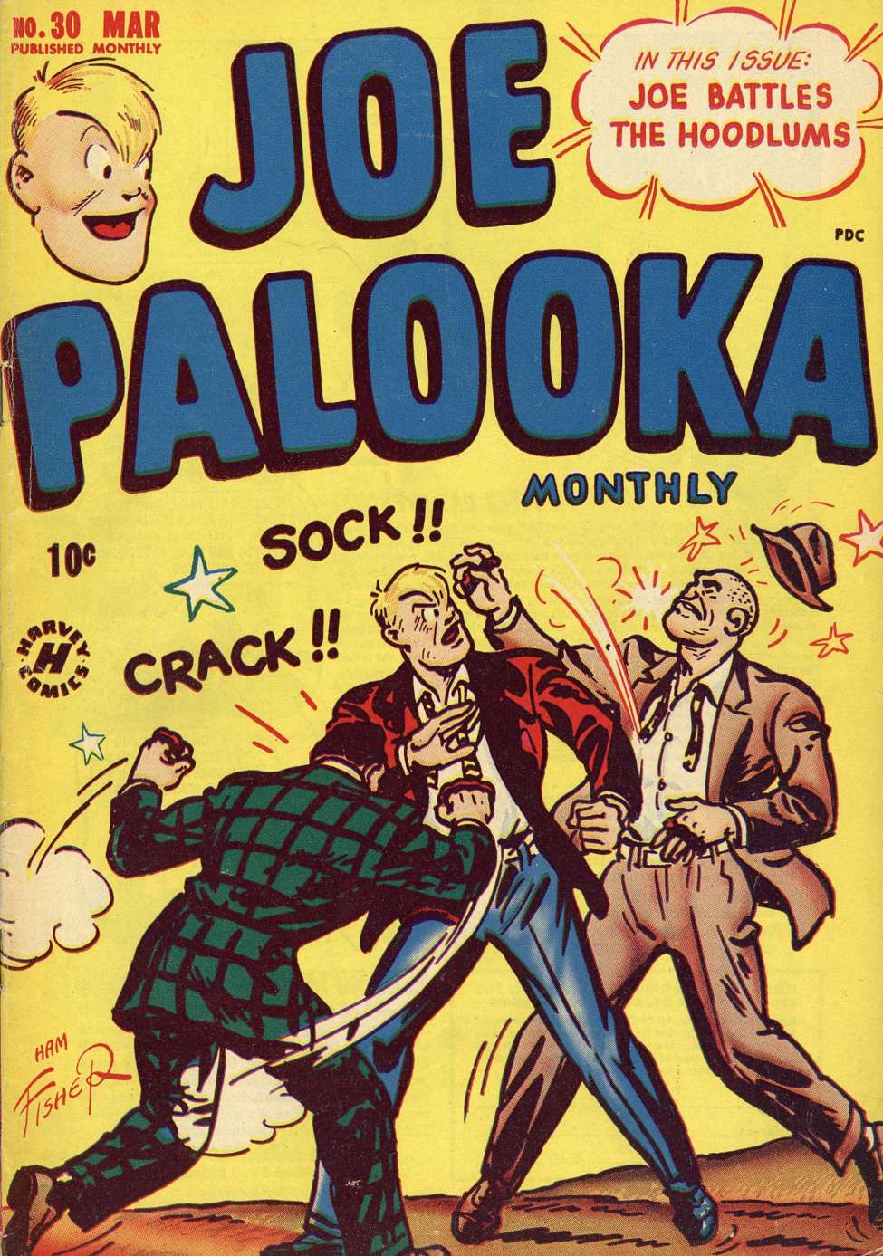 Comic Book Cover For Joe Palooka Comics 30