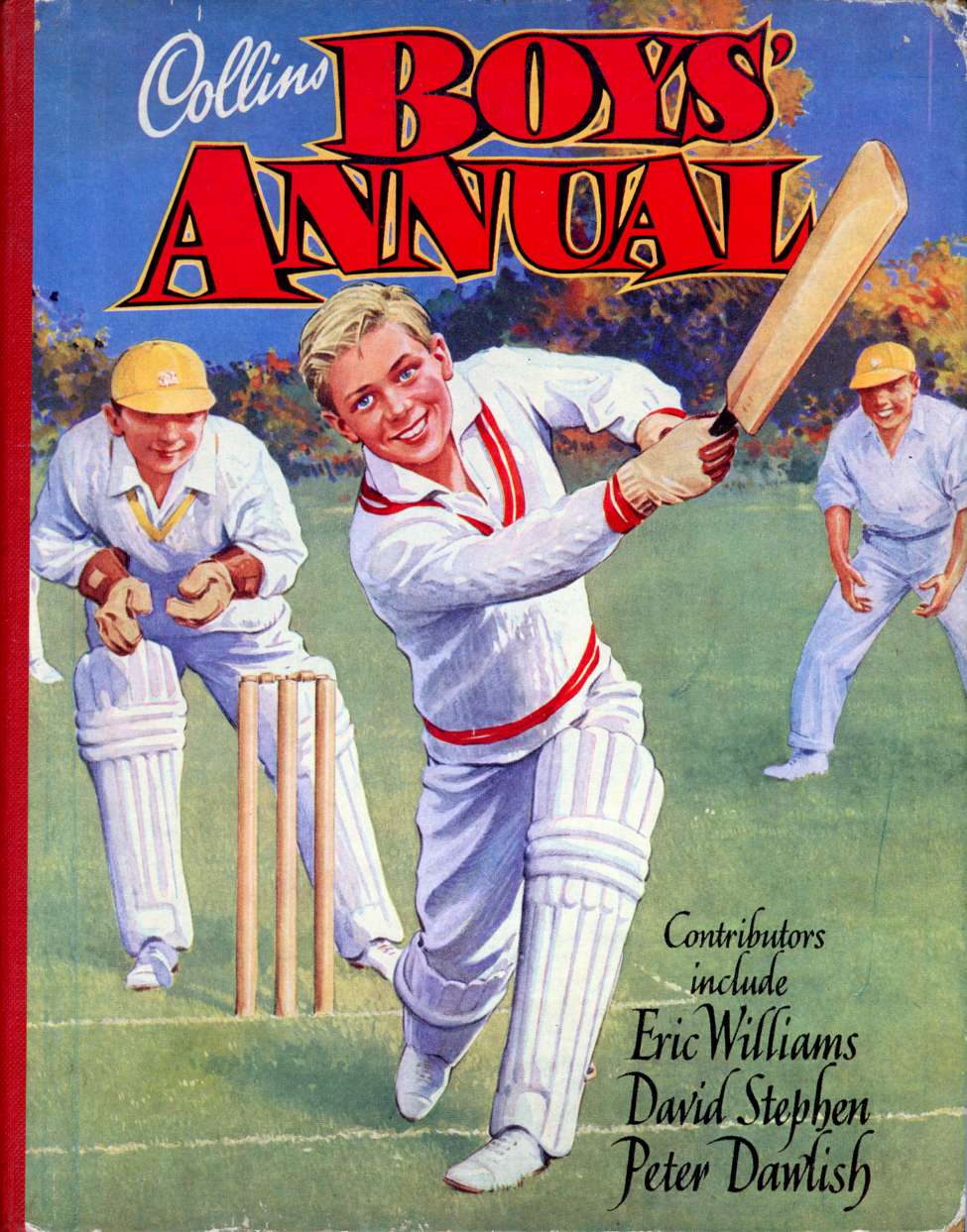 Book Cover For Collins Boys Annual c1950s