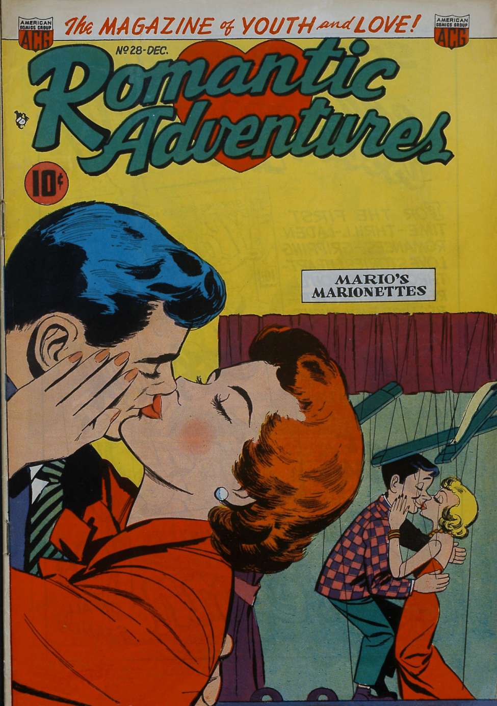 Comic Book Cover For Romantic Adventures 28